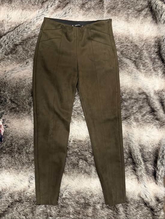 Zara Pants - Zara Dark Olive Ponte Skinny Pants